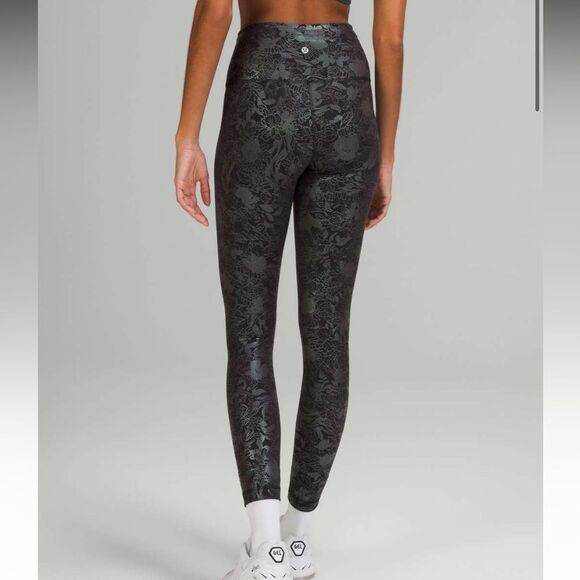 Lululemon Wunder Train High-Rise Tight 25.5" *Foil RARE SPELLOUT - Picture 8 of 9